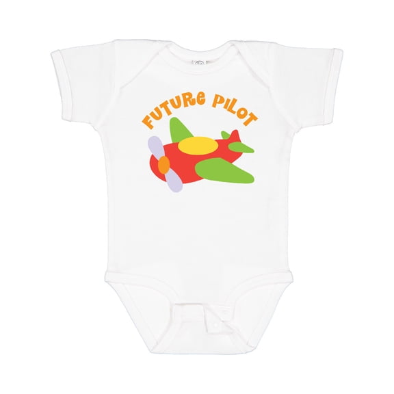 Inktastic Future Pilot Airplane Boys or Girls Baby Bodysuit