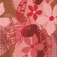 thumbnail image 1 of Ahgly Company Machine Washable Indoor Square Transitional Red Area Rugs, 6' Square, 1 of 7