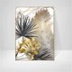 thumbnail image 5 of Set of 3 design poster murals, forest golden leaves palm leaf, without frame, mural print pictures art poster decoration for living room, 5 of 5