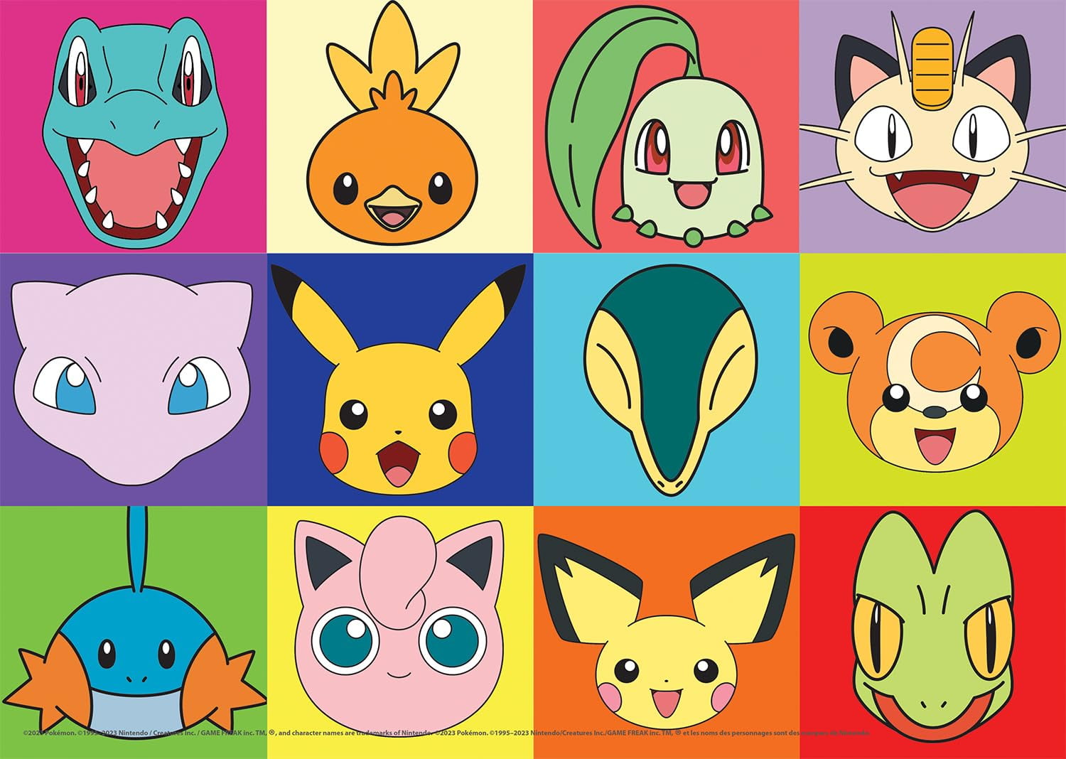 Buffalo Games Kids Pokemon 4-in-1 Multipack Interlocking Jigsaw Puzzles for Children Ages 6+
