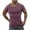 Red Mens T-Shirts Clearance, variant on EOYWHK Work Shirts for Men Ribbed Knit Shirt Compression Fit Button Down Quick Drying Pullover Workout T-Shirts Rollbacks