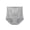 Gray, variant on Women's High Waist Briefs Hook-and-Eye Front Closure Breathable Lace Trim Everyday Underwear