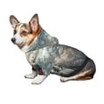 thumbnail image 7 of Haiem Moon Flower White Owl for Winter Dog Hoodie Sweatshirts with Pockets Warm Dog Clothes for Small Dogs Chihuahua-Medium, 7 of 7