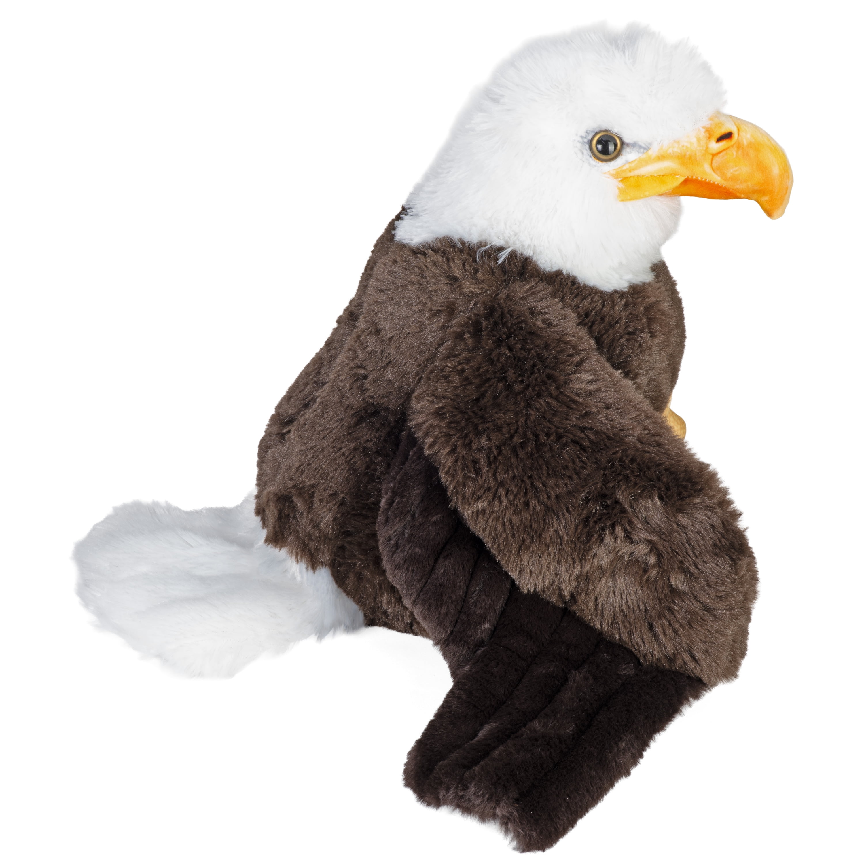 Wild Republic Artist Collection, Bald Eagle, Gift for Kids, 15 inches, Plush Toy, Fill is Spun Recycled Water Bottles.