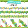 thumbnail image 3 of Easter Tinsel Garland,Easter Garland Decor,Glitter Tinsel Spring Garland Decorations for Tree Mantle Bedroom Office Classroom Party Indoor Outdoor Holiday Home, 3 of 9