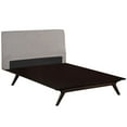 thumbnail image 4 of Modway Tracy Modern MDF and Rubberwood Full Bed in Cappuccino/Gray, 4 of 4