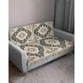 thumbnail image 3 of Southwestern Boho Sofa Couch Cushion Covers Washable, Removable Stretchable Sectional Couch Covers, Ethnic Vintage Geometric Art Slipcovers for L & T Shape Sofa Furniture Protector S Size 2 pcs, 3 of 7
