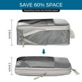 thumbnail image 3 of Expandable Compression Packing Cubes for Suitcases,6 Set Lightweight Travel Packing Organizer for Travel Carry on Suitcase Bags, 3 of 6