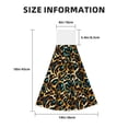 thumbnail image 3 of Kdxio Teal Leopard Hand Towel with Loop Hanging Towel Absorbent Tie Towels for Kitchen Tea Bar Bathroom Decor, 3 of 7