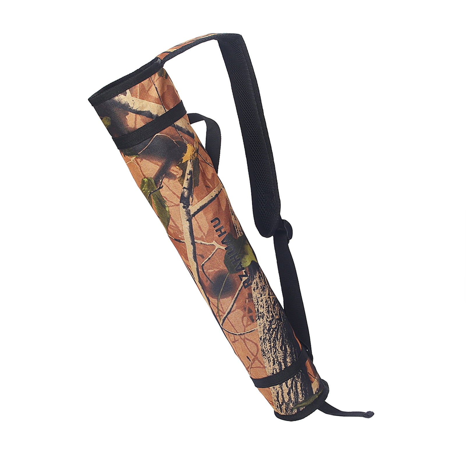 10Pc Hunting Back Quiver Shoulder Archery Arrow Pouch Bag Holder Case Tube+Strap 