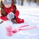 thumbnail image 1 of Fabricante de s de nieve, herramienta de de arena Juguetes de nieve para niños Juguetes de invierno libre Clip de de nieve Jueg Rosado Hugo Clip para hacer bolas de nieve, 1 of 9