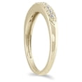 thumbnail image 2 of SZUL Women's 1/10 Carat TW Diamond Wedding Band in 10K Yellow Gold (J-K-L Color, I2-I3 Clarity), 2 of 3