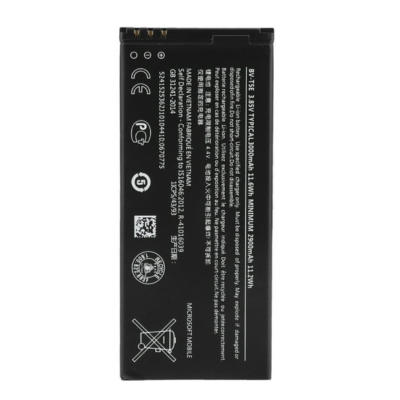 ZOUSSIQI 3.85V 3000mA BV-T5E Original Rechargeable Replacement Lithium Battery for Microsoft Lumia 950 EL225#68067