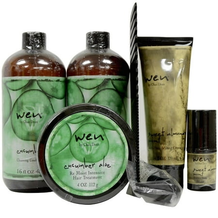 Wen By Chaz Dean Wen Cucumber Aloe Healthy Hair Care 5 Piece Kit