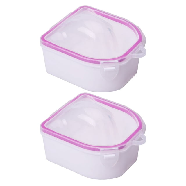CUITING 2pcs Nail Dip Remover Bowl for Soak Off Manicure