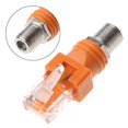 thumbnail image 3 of Female to RJ45 Male Coaxial Thin Coupler Adapter RJ45 to RF Connector Converter, 3 of 5