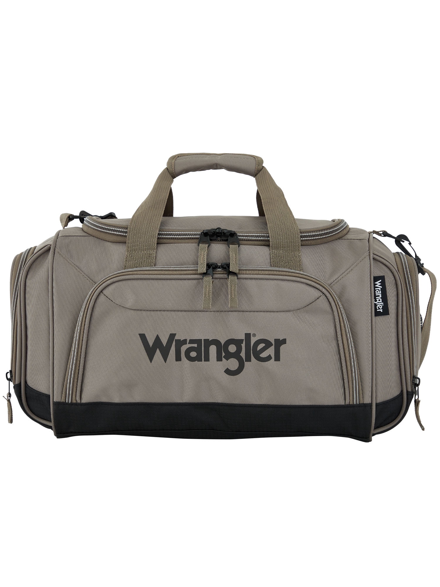Wrangler 20" Sport & Travel Duffel with Water Bottle Holder - Fallen Rock Brown