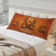 thumbnail image 5 of Happy Thanksgiving Body Pillow Cover 20x54, Fall Pumpkins Harvest Autumn Vintage Decorative Pillowcase with Zipper, Microfiber Pillow Protector, Soft Breathable Long Lumbar Pillowcases for Women, 5 of 9