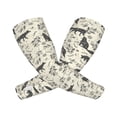 thumbnail image 2 of Daiia Vintage Moon Fox UV Sun Protection Arm Sleeves - Cooling Compression Arm Sleeve - Sports & UV Arm Sleeves for Men & Women, 2 of 8
