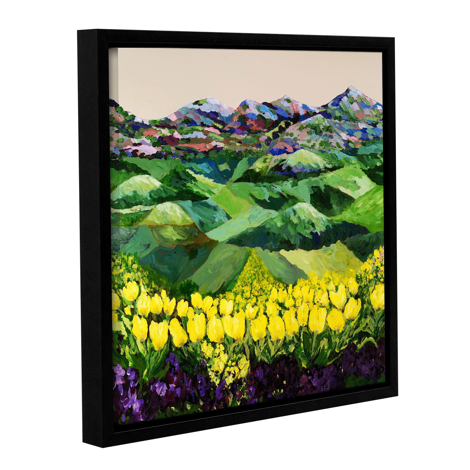 ArtWall Allan Friedlander "Majestic Parade" Gallery-wrapped Floater-framed Canvas