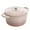Pink, variant on Crock-Pot 5 Quart Round Enamel Cast Iron Covered Dutch Oven Cooker, Aqua Blue