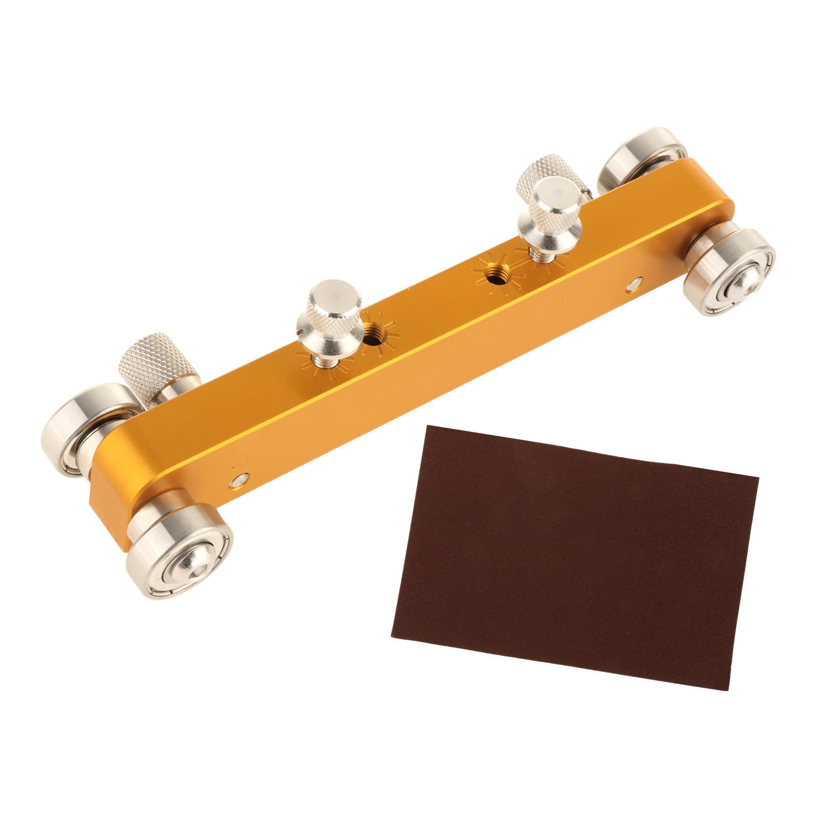 Luthier Guitar Tool Bridge Nut Sander Aluminum Alloy Precision for Electric Acoustic Classical Repairs