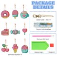 thumbnail image 2 of Llaveros Con Forma Diamante 9 Uds. Adornos Colgantes Taladro en Especial 5D Regalos DIY, 2 of 9