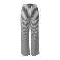 thumbnail image 5 of New&Trending!ChaoHeng Wide Legs Pants Women Clearance Women's Casual Striped Solid Color Pocket Elastic Waist Straight Leg Pants Long Pants, 5 of 6