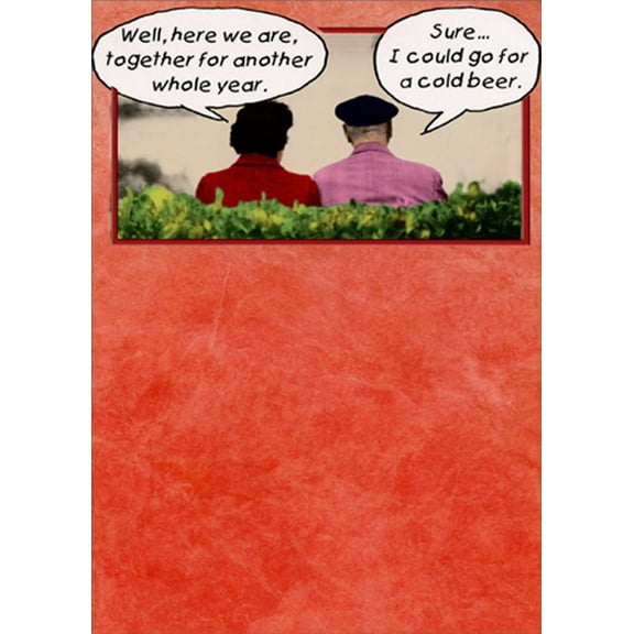 Recycled Paper Greetings Together For a Cold Beer Couple Humorous : Funny Valentine's Day Card