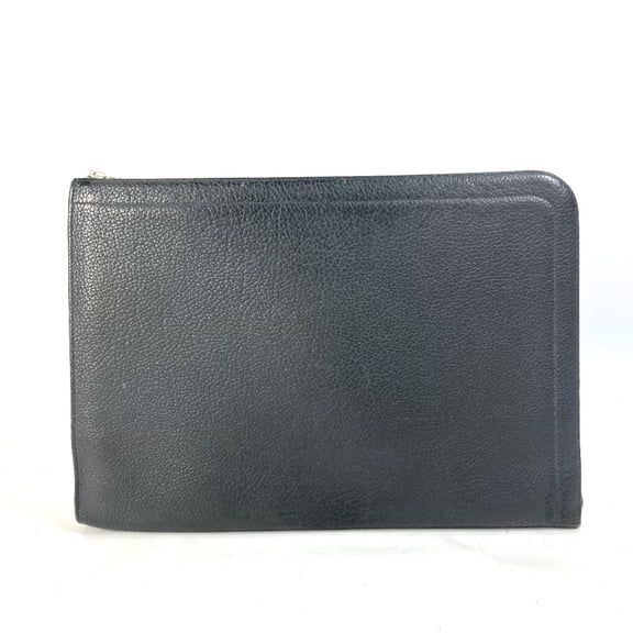 Pre-Owned HERMES L-shaped zipper closure for tablets and laptops, clutch bag,... (Fair)