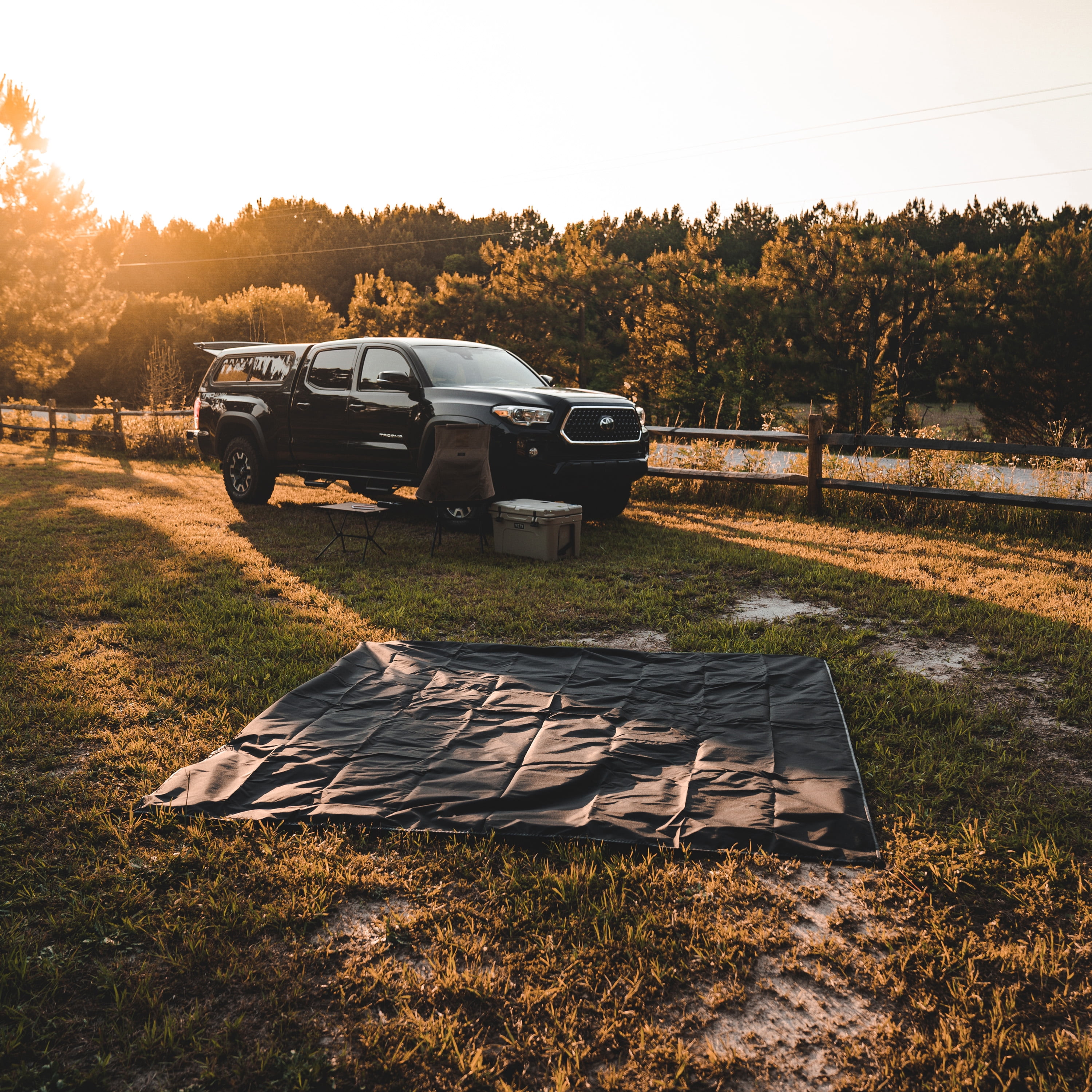 Gazelle T4 300D Waterproof Ground Tarp 4 Tack Down Stakes Tent Footprint