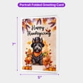 thumbnail image 5 of Happy Thanksgiving Scottish Terrier Welcome Thankful Fall Autumn Pumpkin 5x7in Folded Greeting Card Scottie Dog Lover Gifts Single Note Card with Envelope - 02021, 5 of 5