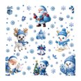 thumbnail image 2 of Christmas Window Clings Decorations,Xmas Cute Winter Decals Stickers for Home Room Office Glass Windows Door Wall Holiday Party Decor, 2 of 5