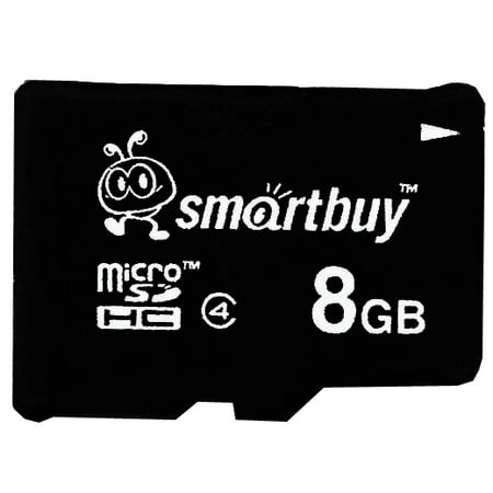 Smartbuy 8GB Micro SDHC Class 4 TF Flash Memory Card SD HC C4 Fast Speed for Camera Mobile Phone Tab GPS MP3