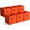 Orange, variant on Sorbus Foldable Storage Cubes - 6 Pack, 11" Fabric Baskets for Closet and Pantry Organization (Dark Orange)