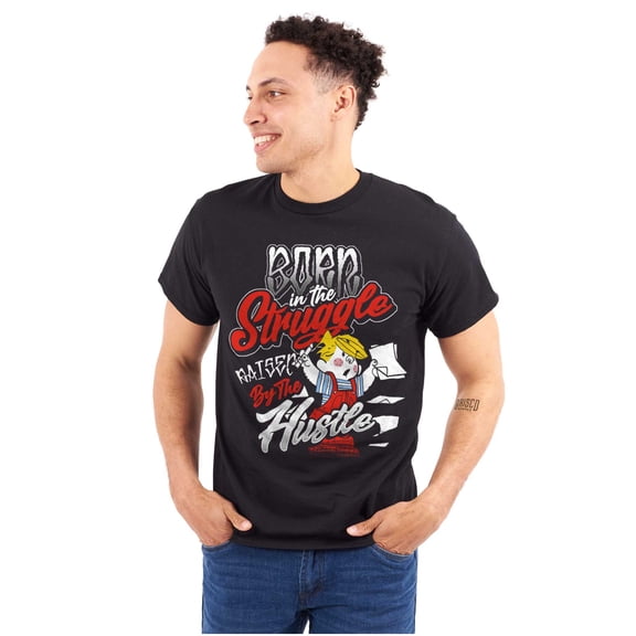 Dennis The Menace Struggle and Hustle Men Big & Tall Graphic Tee Brisco Brands 4X