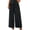 Black, variant on Wenini Women's High Waist Solid Loose Denim Pants Wide Leg Denim Jeans with Pockets