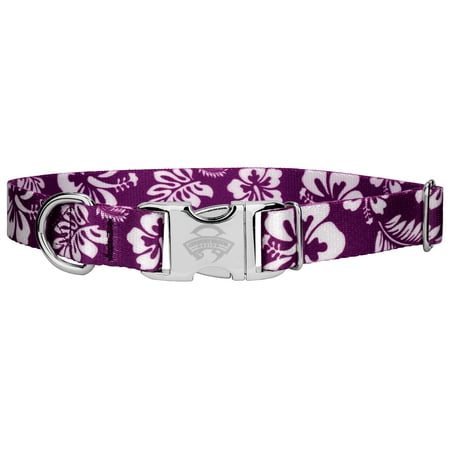 - Country Brook Design® Premium Purple Hawaiian Dog Collar