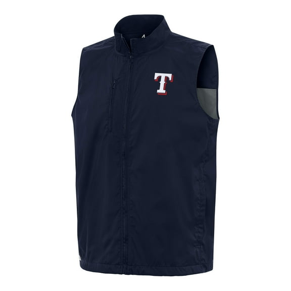 Men's Antigua Navy Texas Rangers Brisk Full-Zip Vest