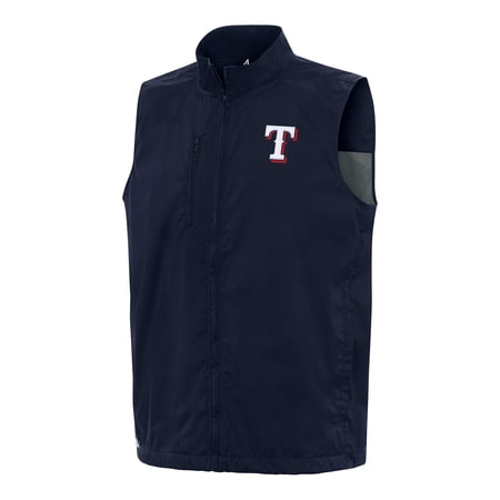Men s Antigua Navy Texas Rangers Brisk Full-Zip Vest