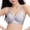 Purple, variant on Women’s Mini Polka Dot Thin Strap White Lace Trim V-Neck Wireless Bra Bow Center Decor Light Padded Cups Wire Free Soft Breathable Sweet Feminine Summer Layering Dating Underwear