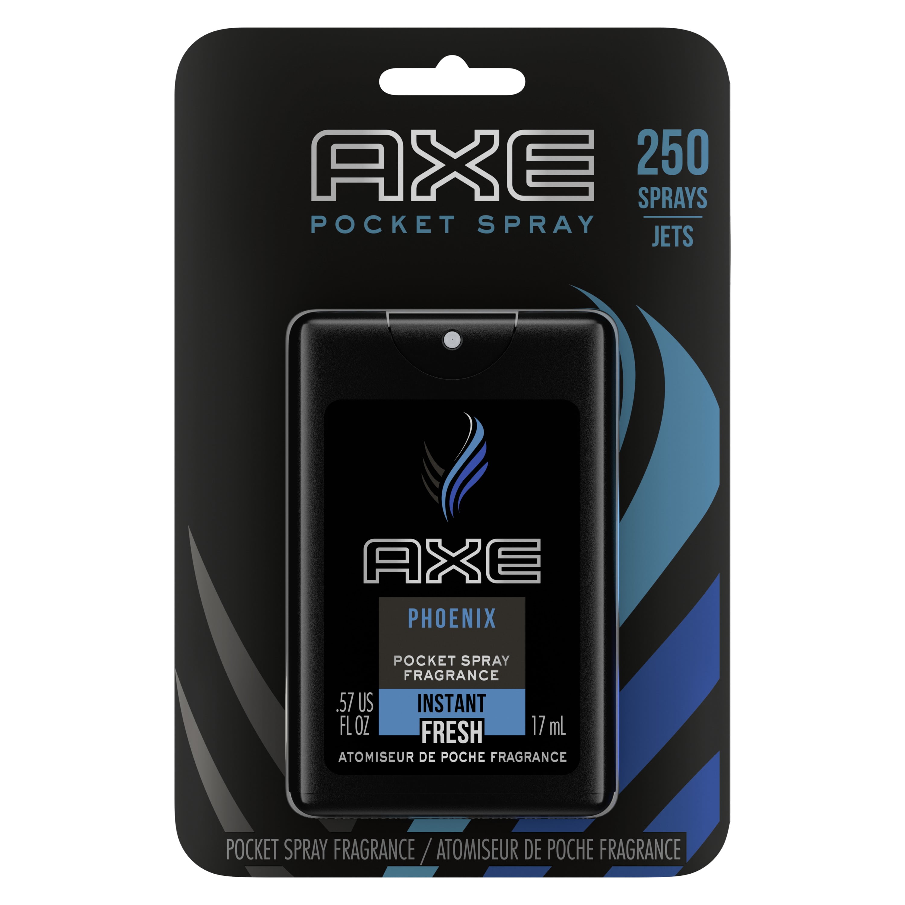 AXE Spray Fragrance for Men, Travel-Size Body Spray Deodorant, Phoenix 250 Sprays Per Package 0.57 oz