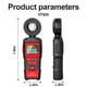 thumbnail image 4 of Speravity Medidor de luz Botón de cubierta de polvo Iluminómetro digital portátil Medidores de prueba antideslizantes Detección Electricista Medidores de medidas dimensionales rojo 1, 4 of 6