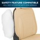 thumbnail image 4 of Fundas de asiento de coche MotorBox DiamondLux Edition de piel sintética, 4 of 6