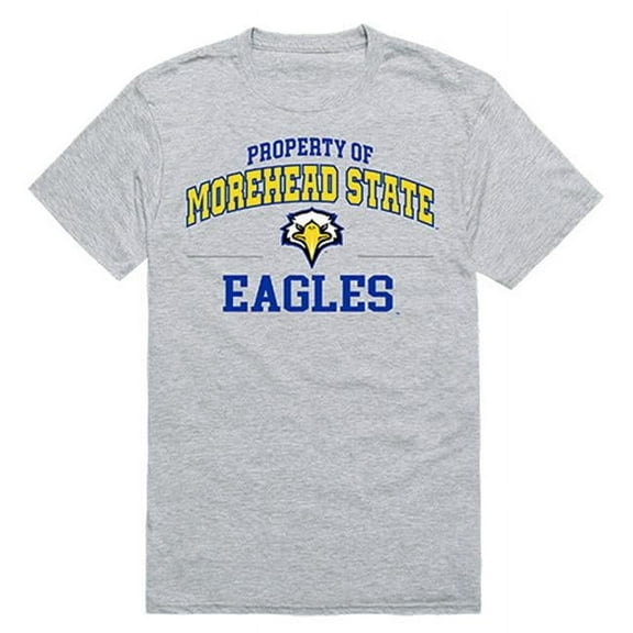 W Republic Apparel 517-134-H08-04 Morehead State University Property College Tee Shirt - Heather Gray, Extra Large