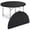 Black, variant on MoNiBloom 5 Ft Round Bi-Fold Plastic Table, Metal Frame Indoor Outdoor 60 Inch Foldable Desk for Kitchen Party Wedding, Grey
