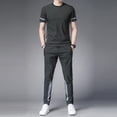 thumbnail image 3 of Conjuntos de camiseta y pantalones originales para hombre, chándal elegante para correr, básico, de las mejores marcas, ropa esencial para hombre, trajes deportivos gráficos de nailon, 3 of 5