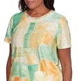 thumbnail image 4 of Alfred Dunner Womens Petite Textured Patch Short Sleeve Tee, 4 of 4