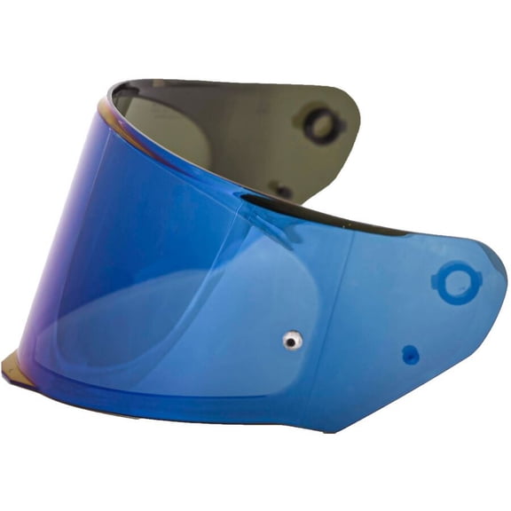 LS2 Horizon Outer Face Shield Street Motorcycle Helmet Accessories - Blue Iridium / One Size