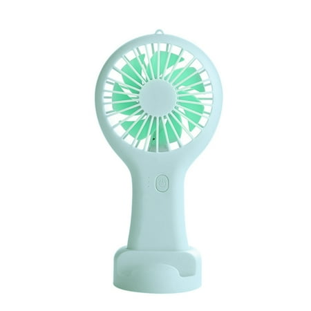 

Clearance! Practical and durable Big Strong Wind Holding Small Fan Desktop Mini USB Fan Outdoor Portable Two-purpose Rechargeable Small Fan Green Big Save